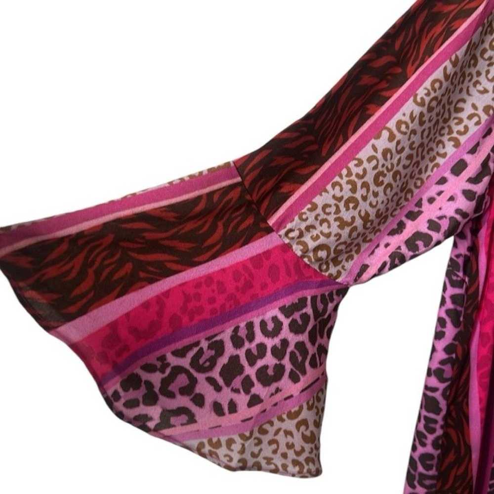 NEW Anthropologie Bl^nk London Pink Animal Print … - image 5