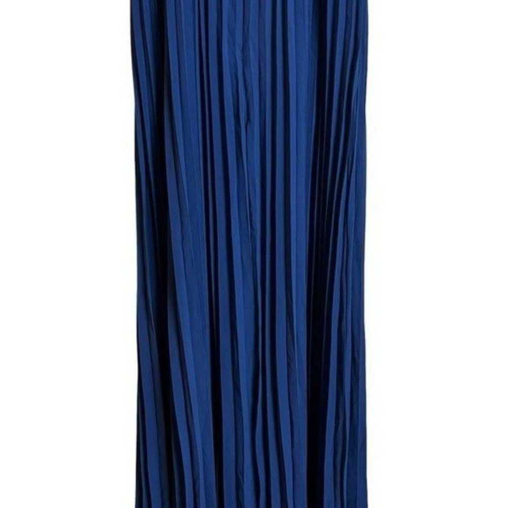 Lulus Ideal Occasion Blue Pleated Flutter Sleeve … - image 7