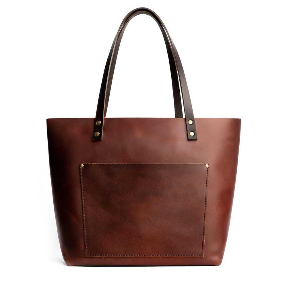 Portland Leather 'Almost Perfect' Leather Tote Bag - image 1