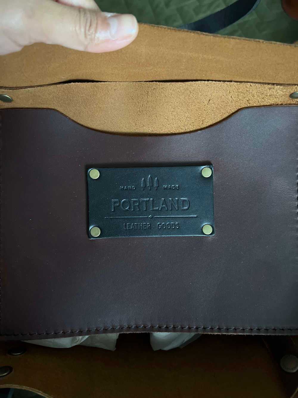 Portland Leather 'Almost Perfect' Leather Tote Bag - image 2