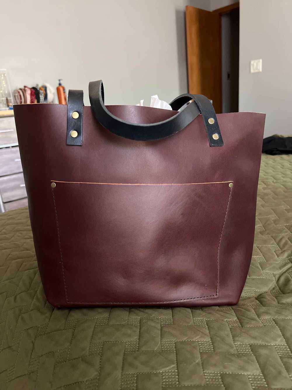 Portland Leather 'Almost Perfect' Leather Tote Bag - image 3