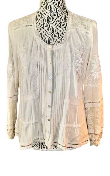 Spell USA Spell Maggie Embroidered Blouse-NWOT