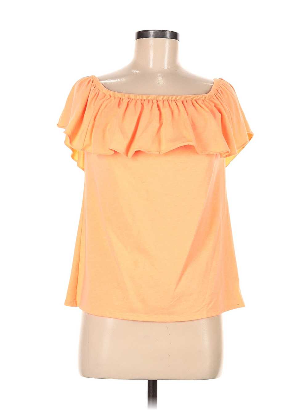 Unbranded Women Orange Short Sleeve Top M - image 1