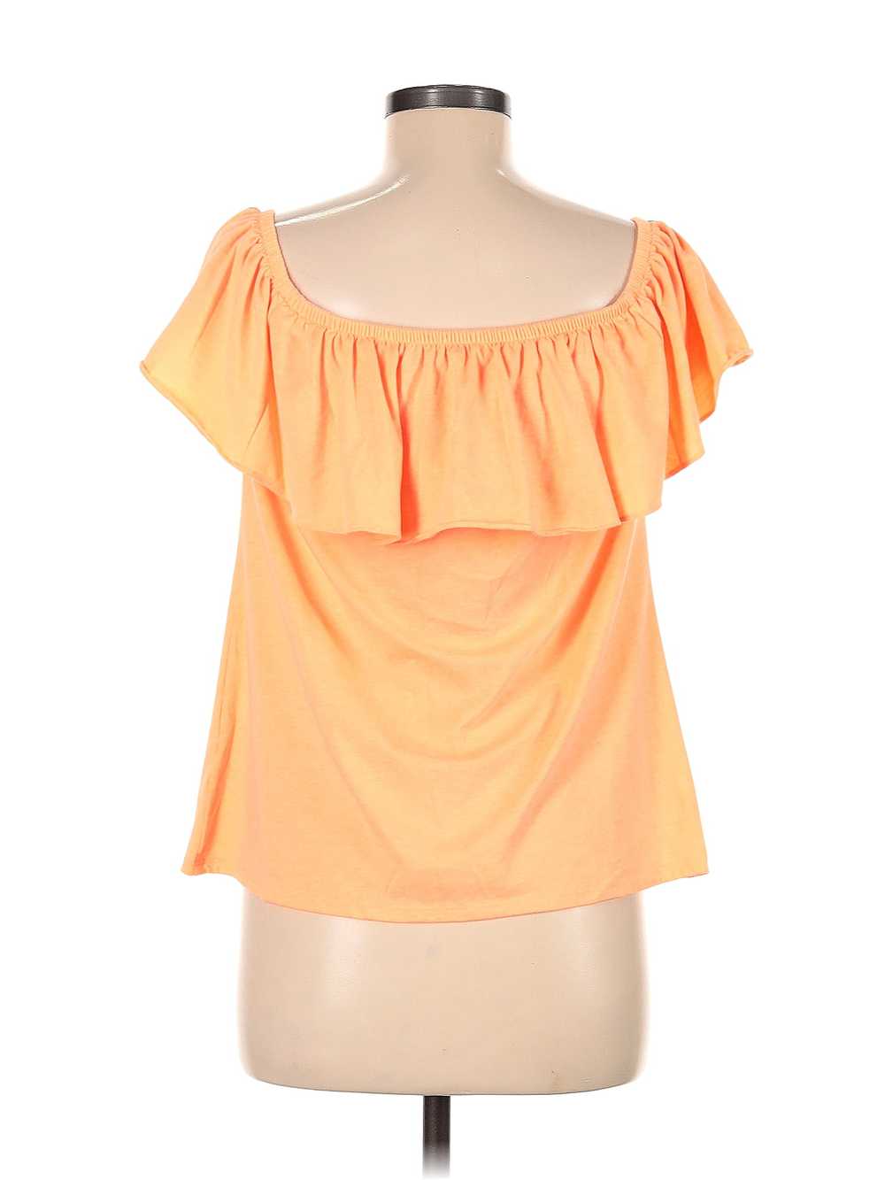 Unbranded Women Orange Short Sleeve Top M - image 2