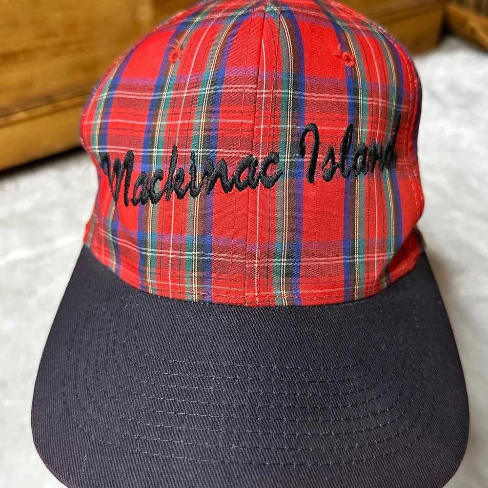 Vintage KC Vintage Mackinac Island Plaid Snapback… - image 3