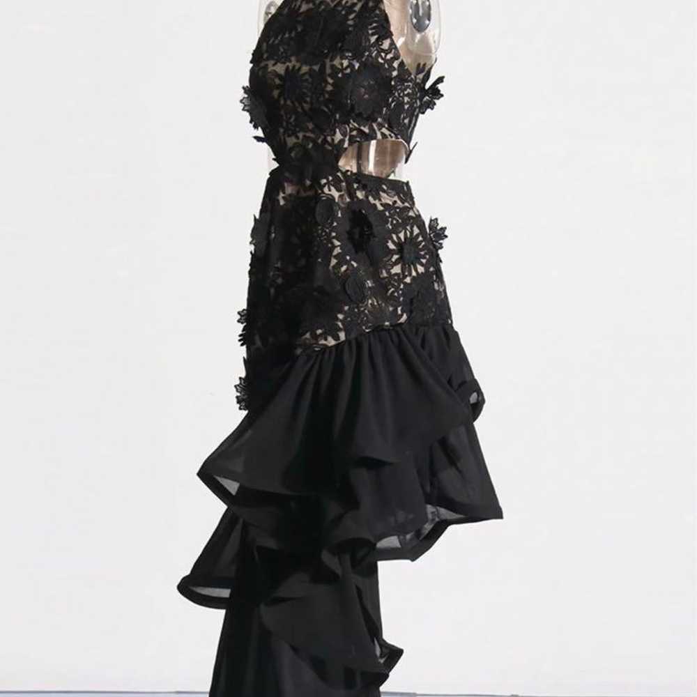 Patchwork Asymmetrical Dress. - image 7