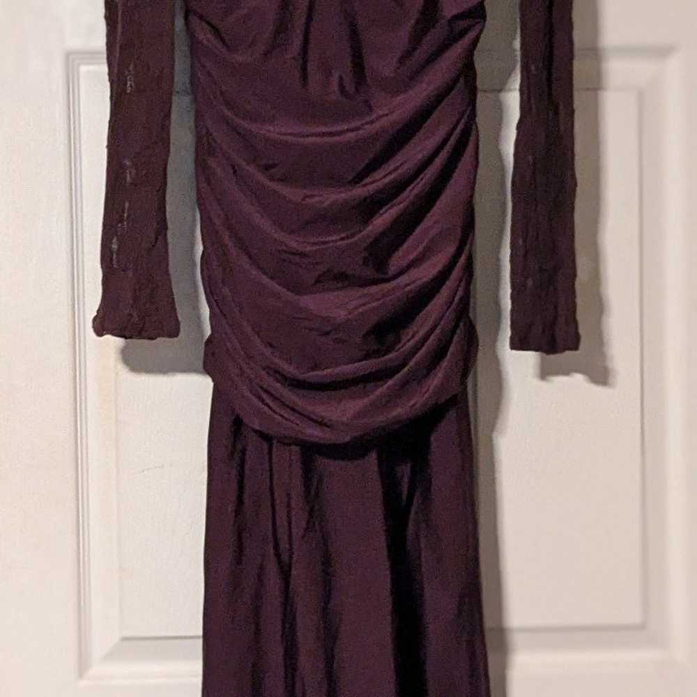 ATRIA  Clothing Purple Long Sleeve  Dress Size La… - image 2