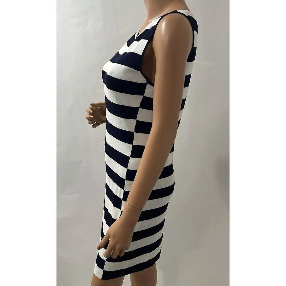 Theory Women's Blue White Striped Lasina Knit Str… - image 4