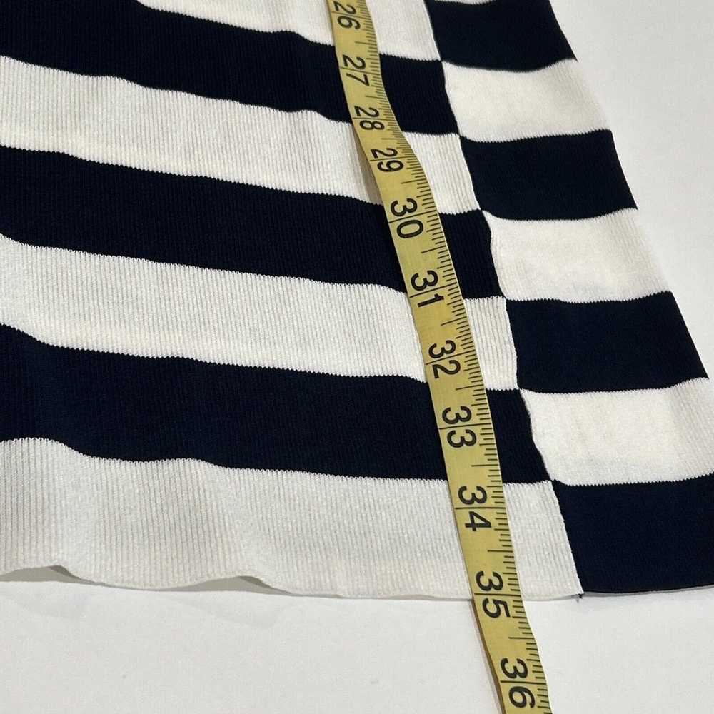 Theory Women's Blue White Striped Lasina Knit Str… - image 7