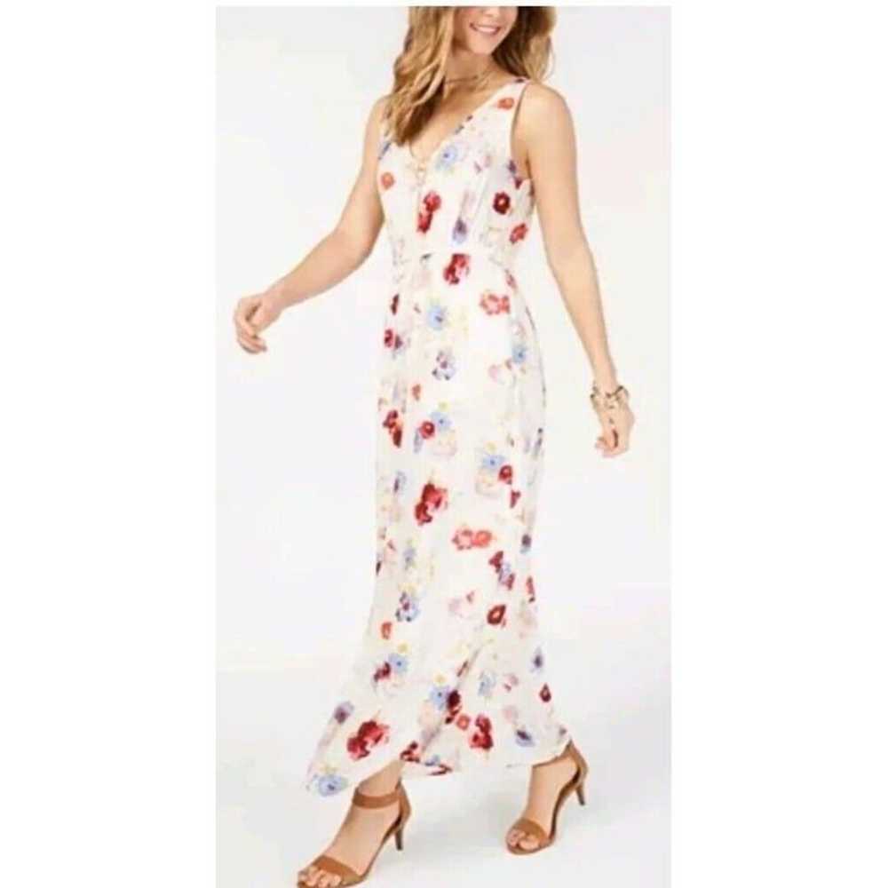 Lucky Brand Sleeveless Floral Print Maxi Dress LA… - image 3