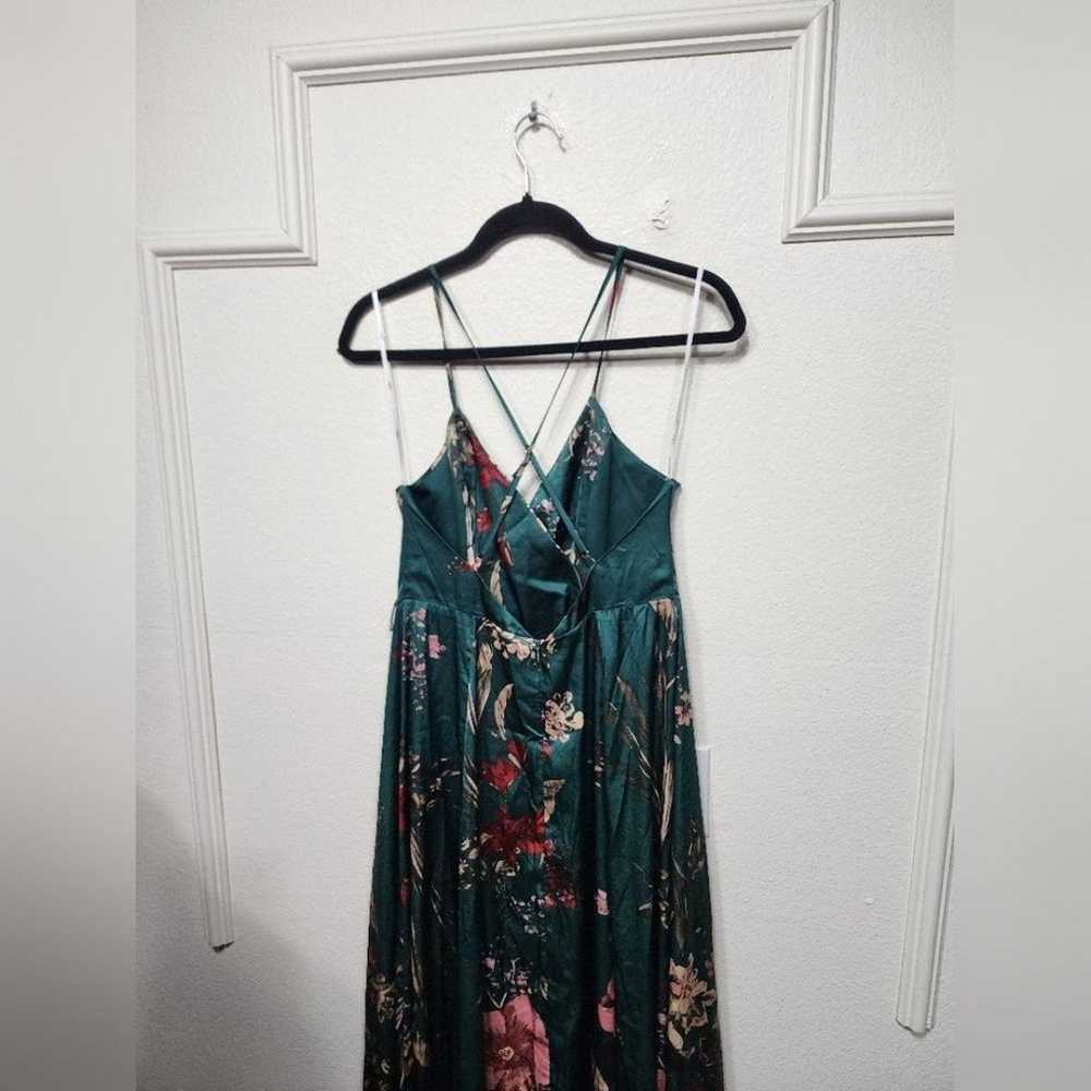 Lulu's Still the One Emerald Green Floral Print S… - image 10