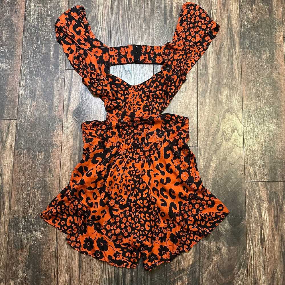 Free People Vallis Printed Romper size Large NWOT - image 11