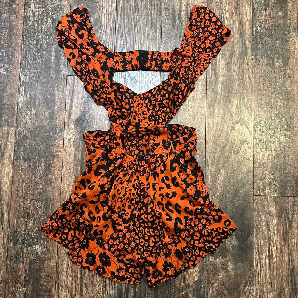 Free People Vallis Printed Romper size Large NWOT - image 5