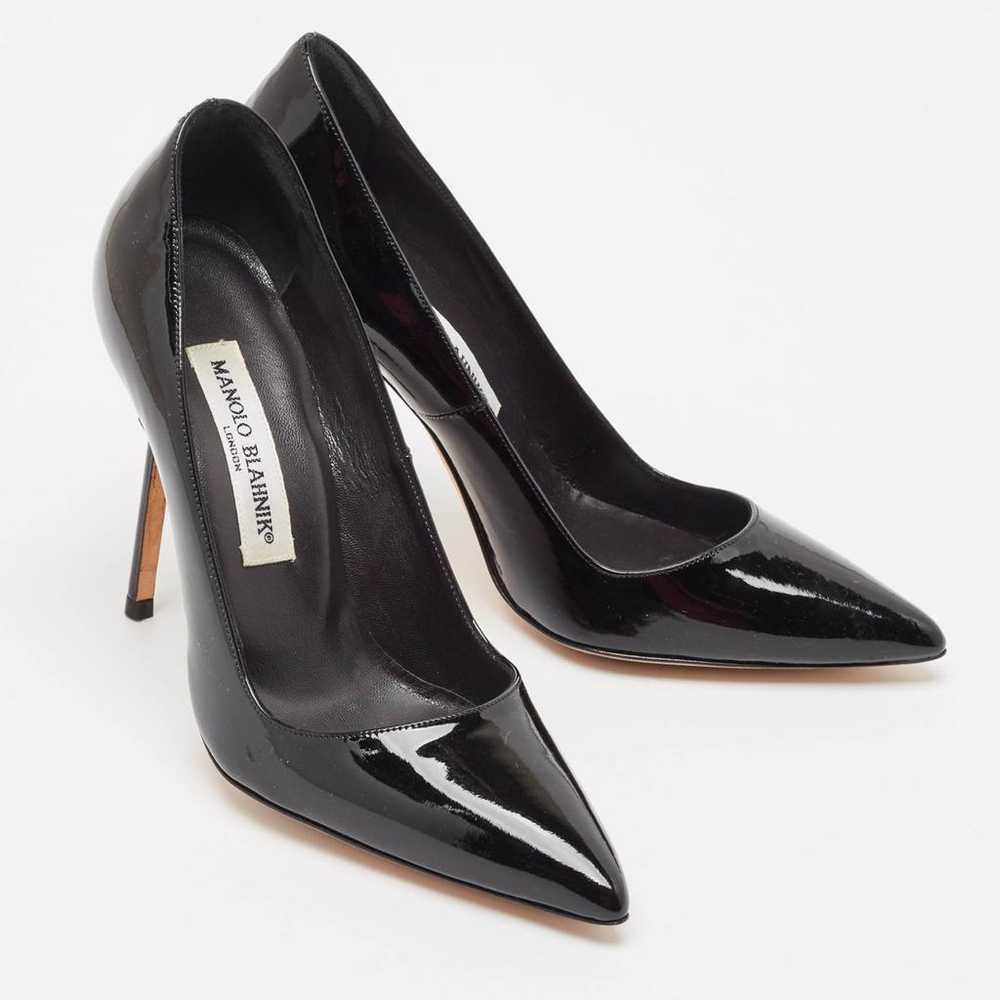 Manolo Blahnik Patent leather heels - image 3