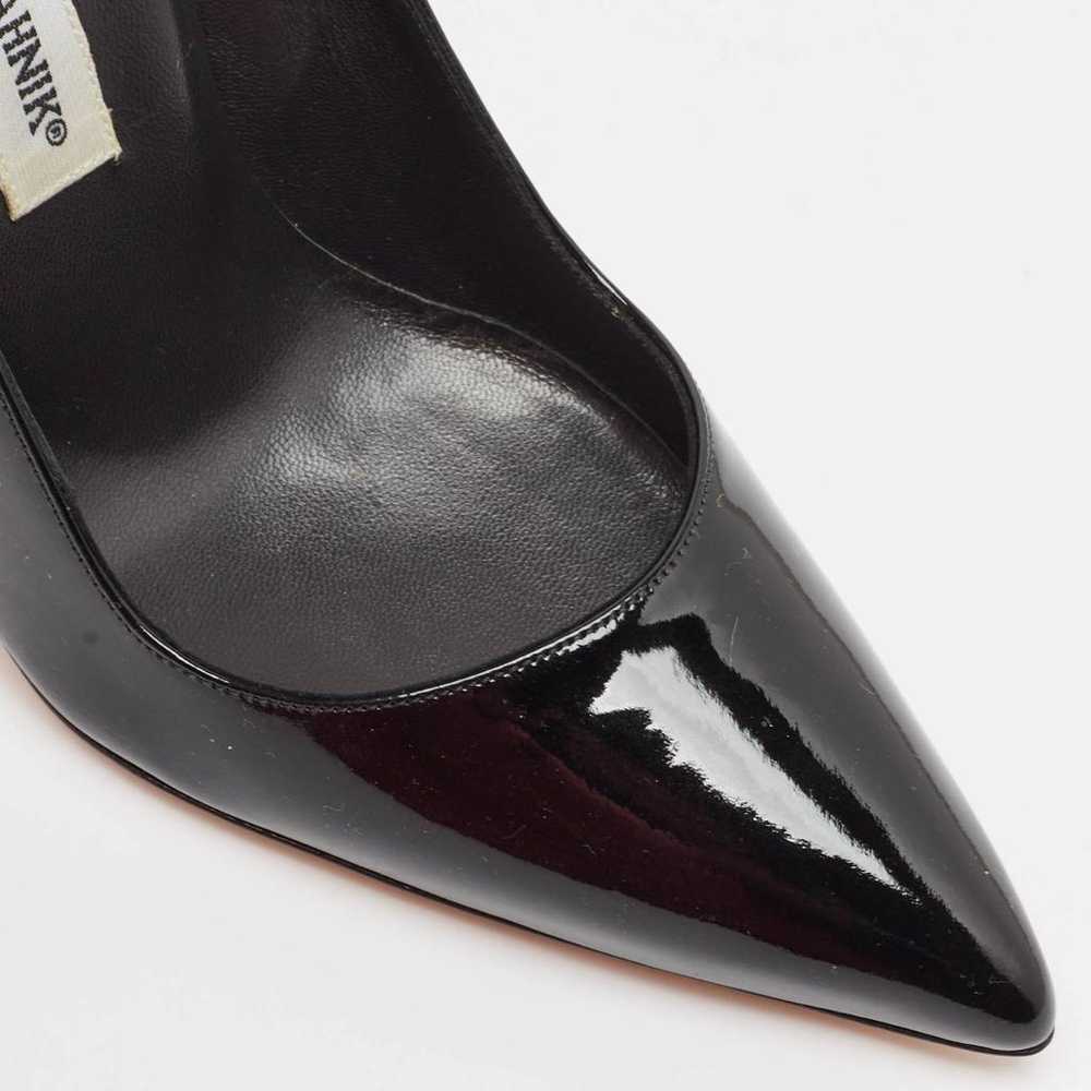 Manolo Blahnik Patent leather heels - image 6