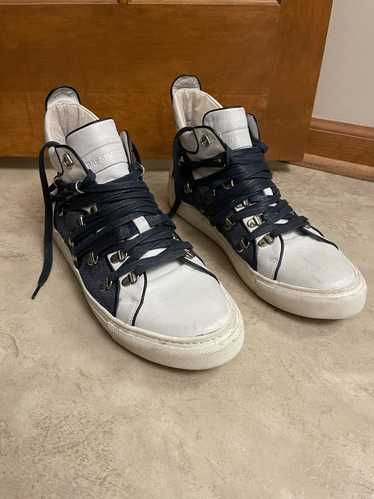 Raf Simons raf simons leather high trainers