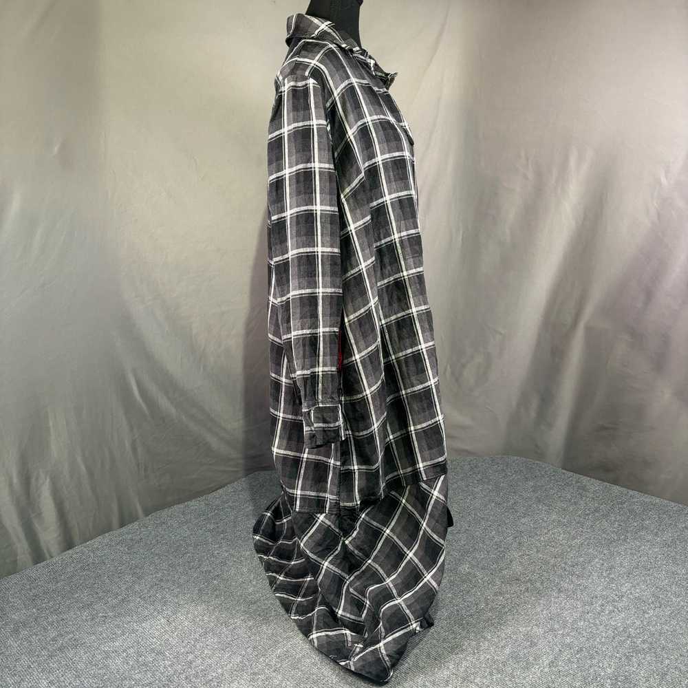 Grizas Dress Women XXL 100% Linen Plaid Lagenlook… - image 4