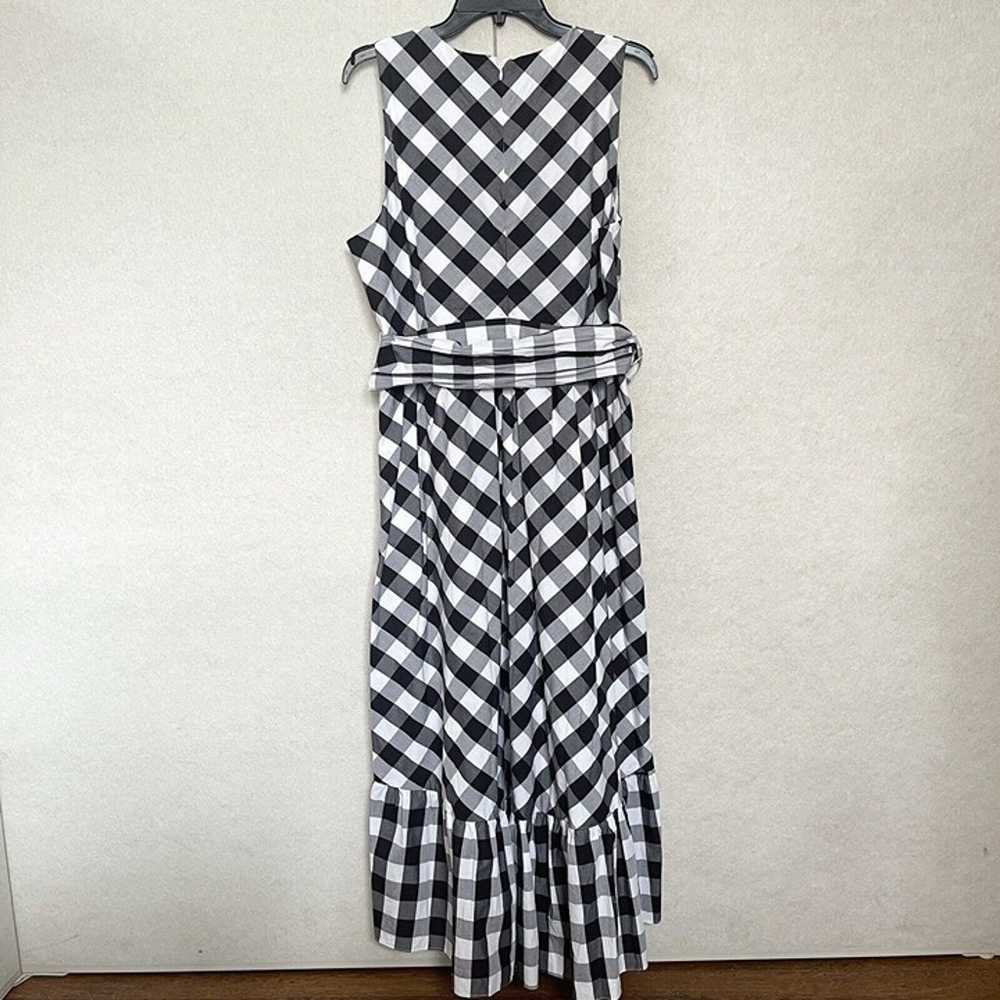 J. Crew Long Gingham Dress size 16 - image 4