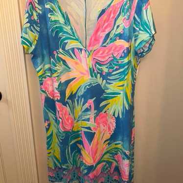 Lilly Pulitzer Sophiletta Dress Blue on sale Peri Lanterns Size M