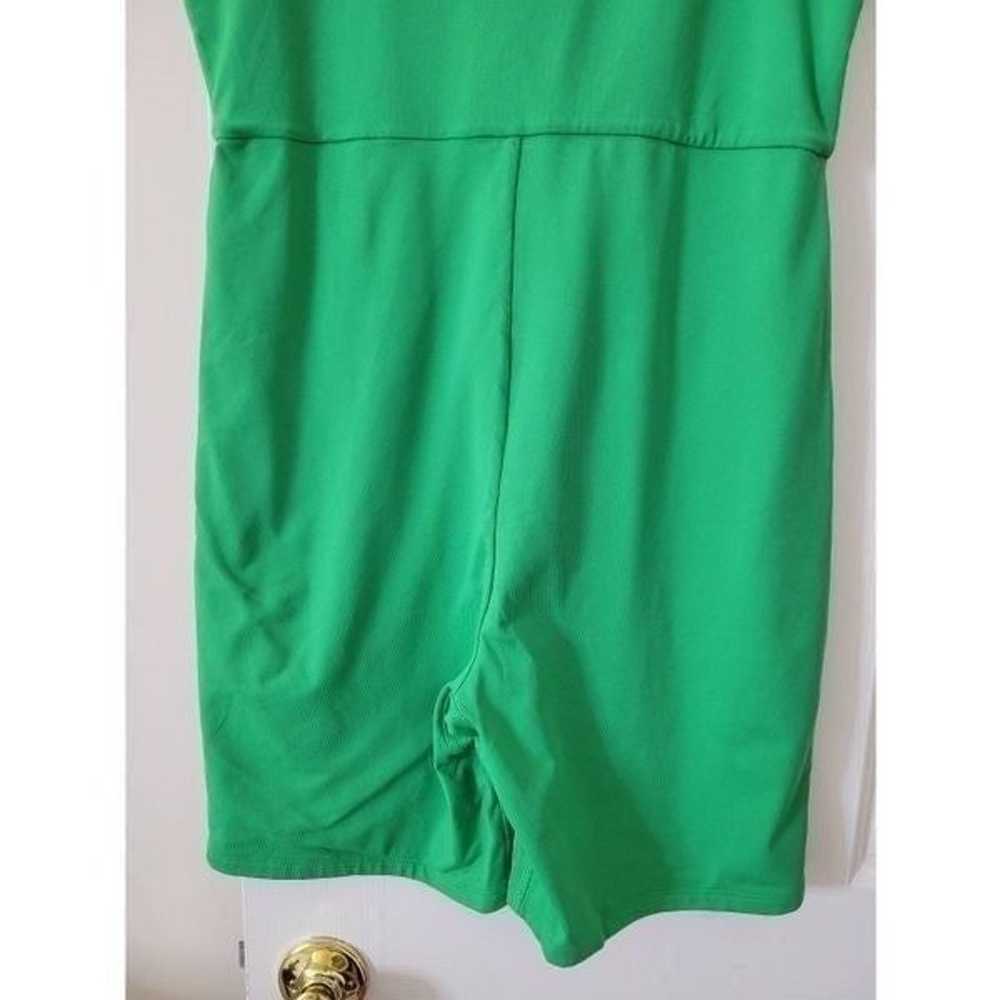 Babaton, Aritzia Contour V-Neck Romper Gloss Gree… - image 7