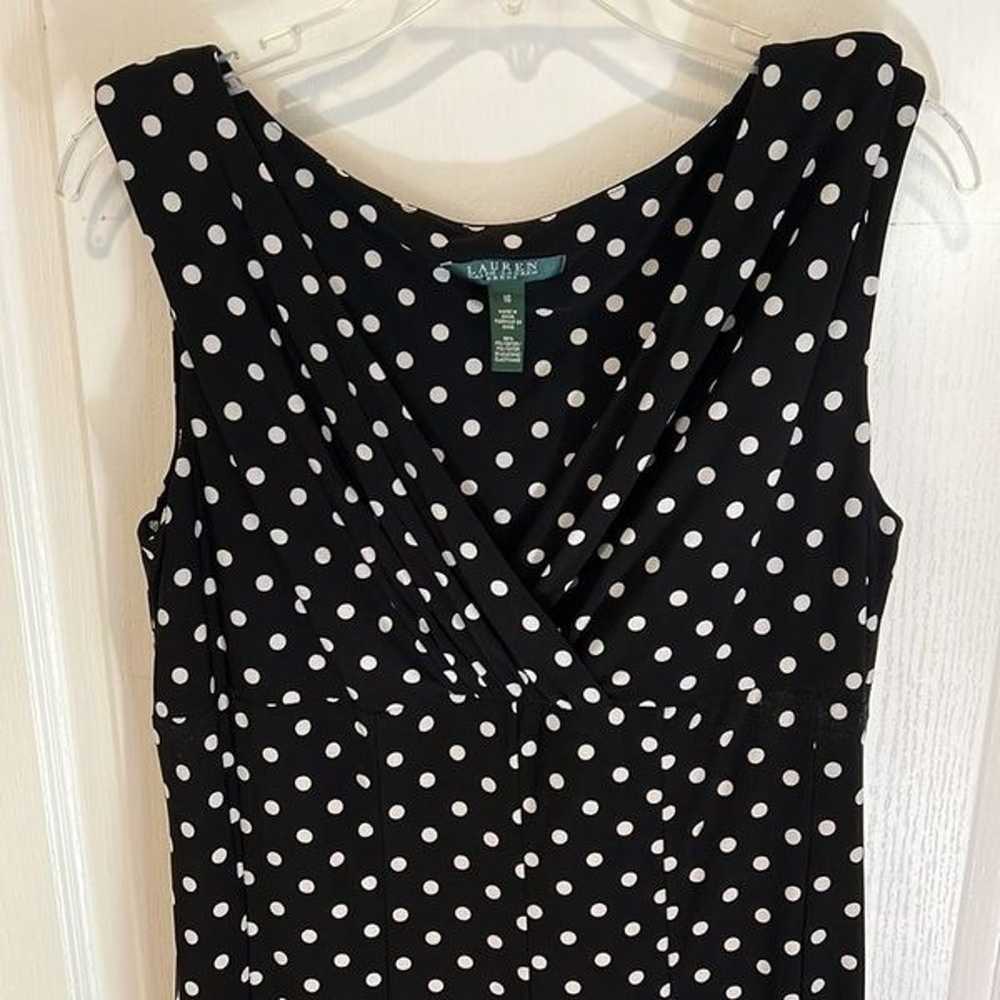 Lauren Ralph Lauren Dress black polka dot dress - image 3