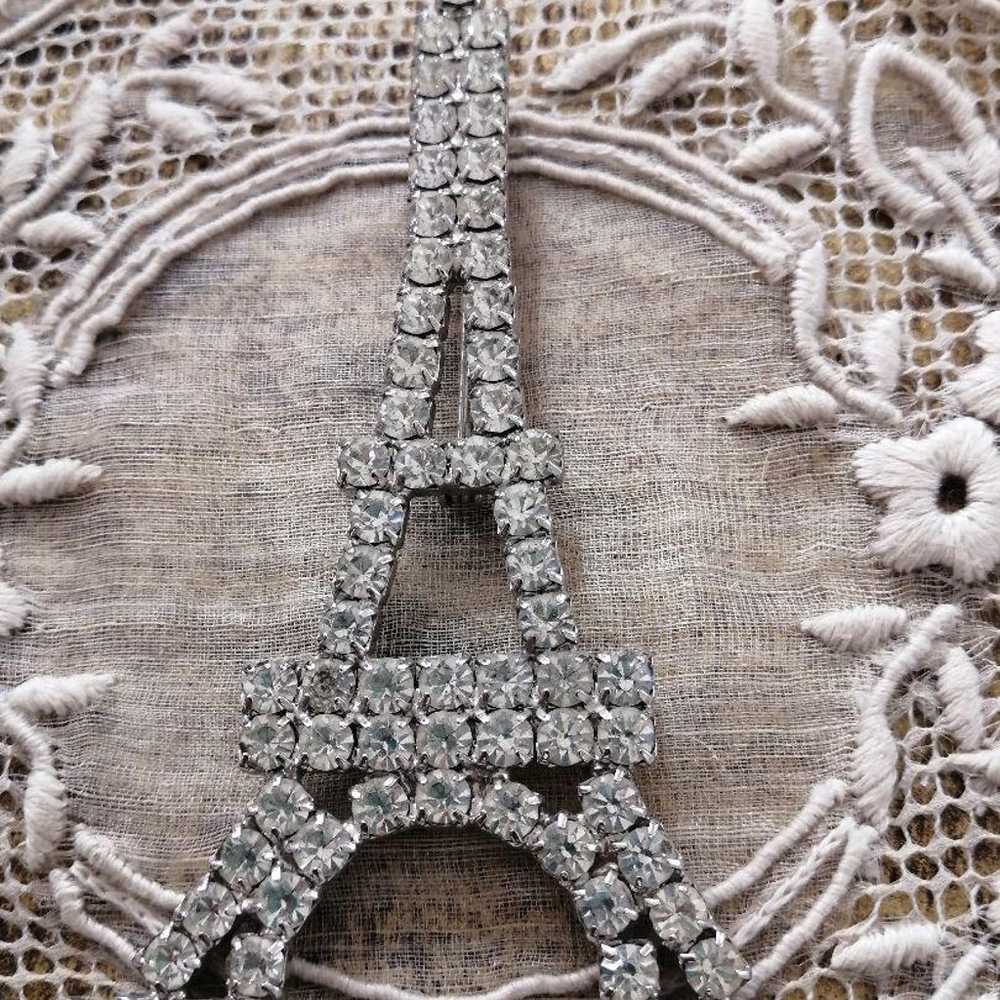 Eiffel Tower brooch vintage - image 1