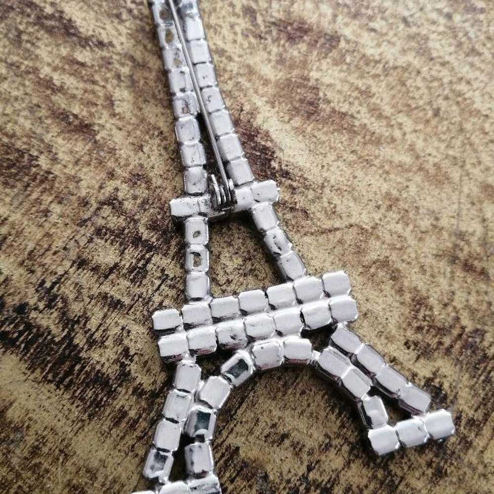 Eiffel Tower brooch vintage - image 3