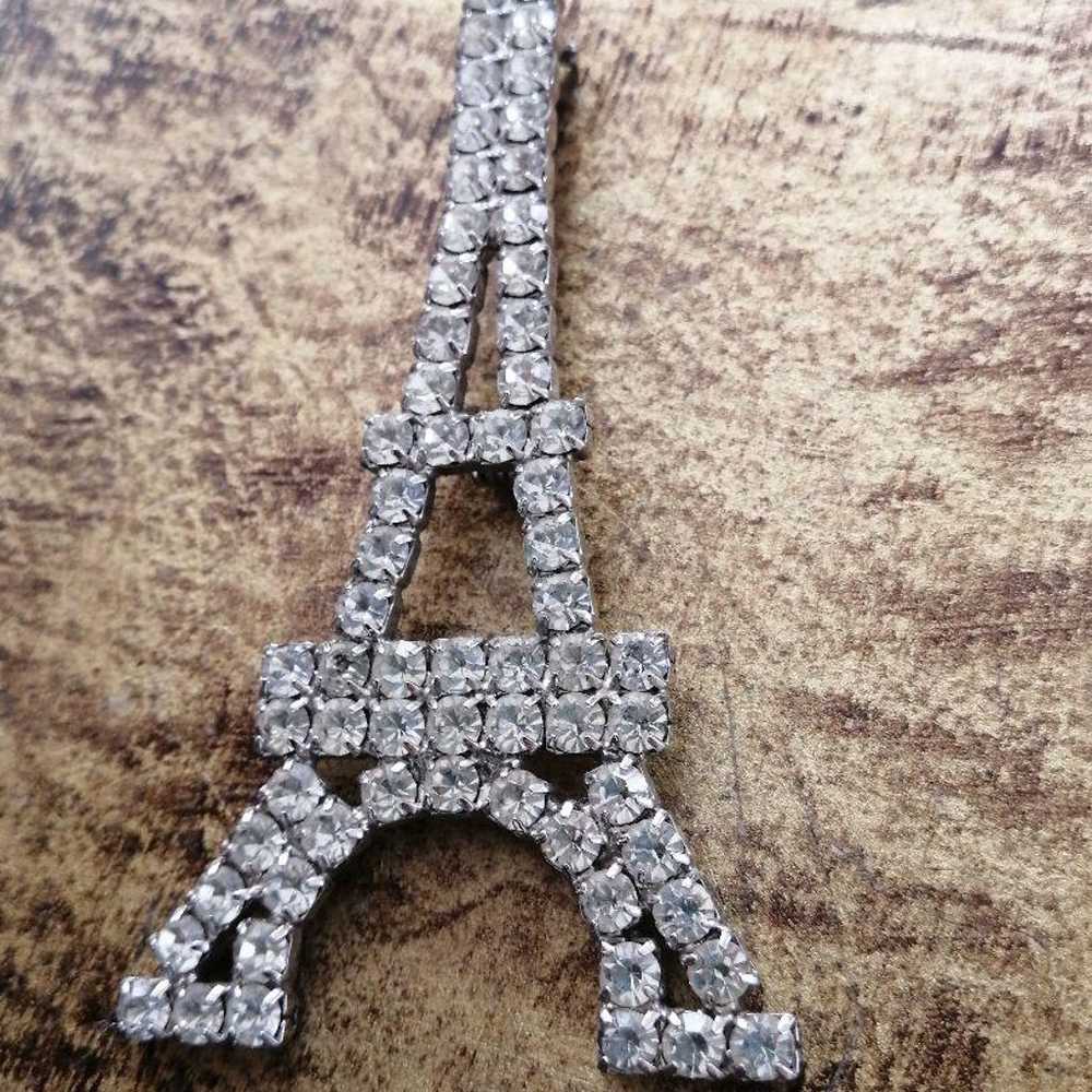 Eiffel Tower brooch vintage - image 5