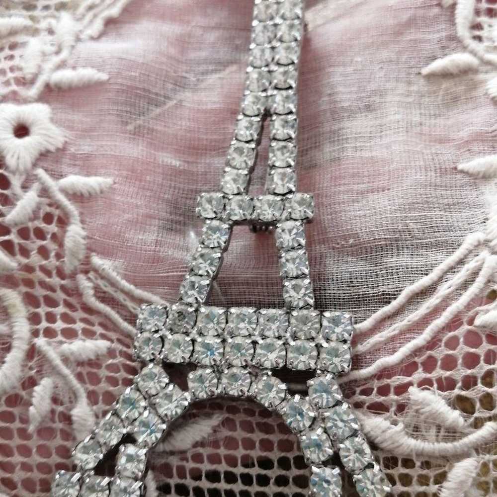 Eiffel Tower brooch vintage - image 8