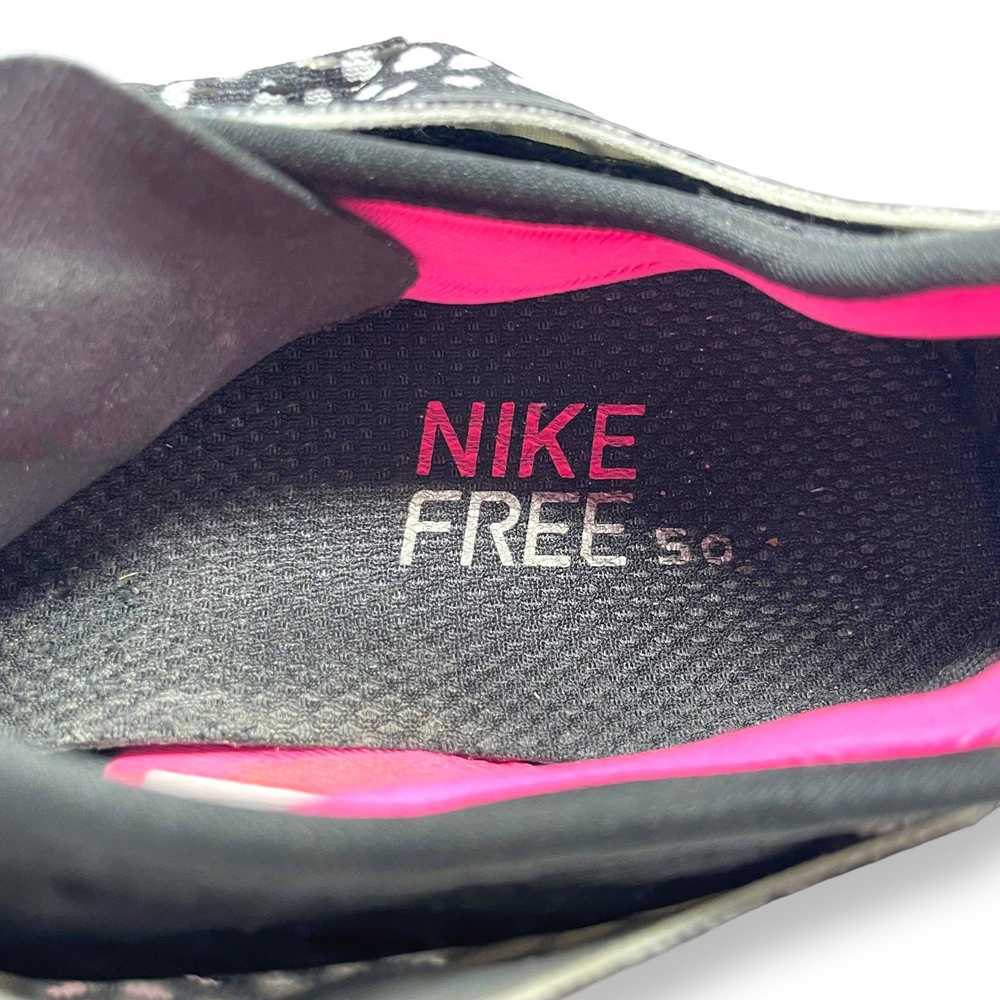 Nike NIKE Black Pink Free TR Fit 5 Lace Up Runnin… - image 5