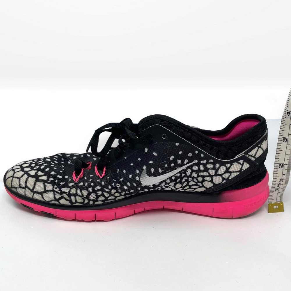 Nike NIKE Black Pink Free TR Fit 5 Lace Up Runnin… - image 6