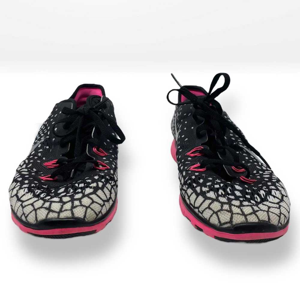 Nike NIKE Black Pink Free TR Fit 5 Lace Up Runnin… - image 7