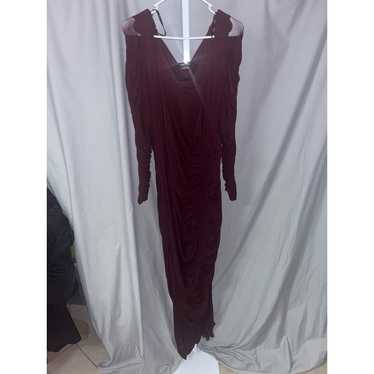 City Chic ruch long Sleeve dress Size L/20 - image 1