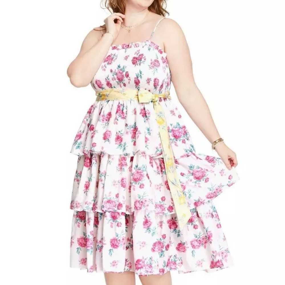 LoveShackFancy x Target Elise Smocked Tiered Dres… - image 5