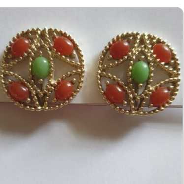 Sarah Coventry Acapulco clip earrings - image 1