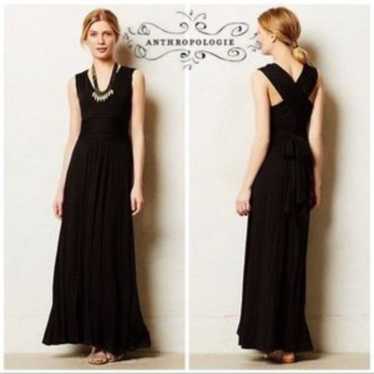 Anthro Vanessa Virginia Capuchina Black Maxi Dress - image 1