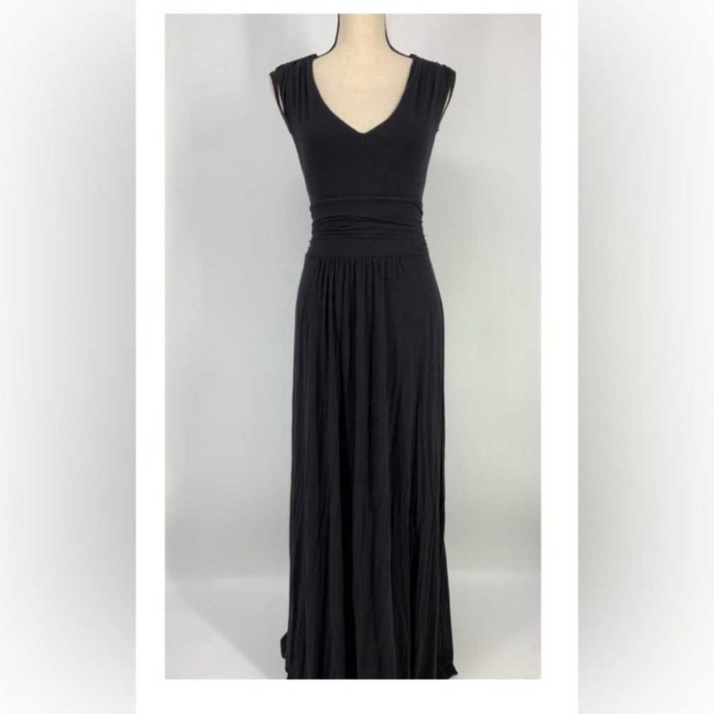 Anthro Vanessa Virginia Capuchina Black Maxi Dress - image 2