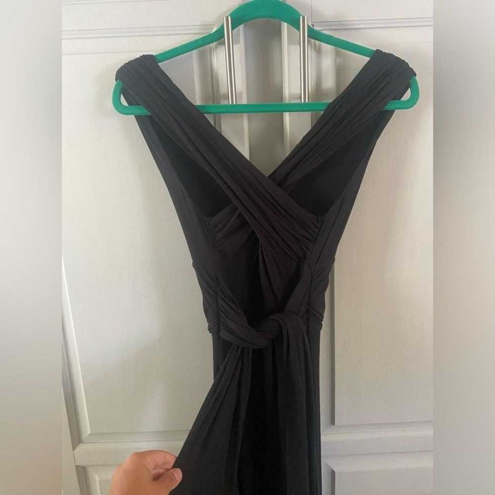 Anthro Vanessa Virginia Capuchina Black Maxi Dress - image 6