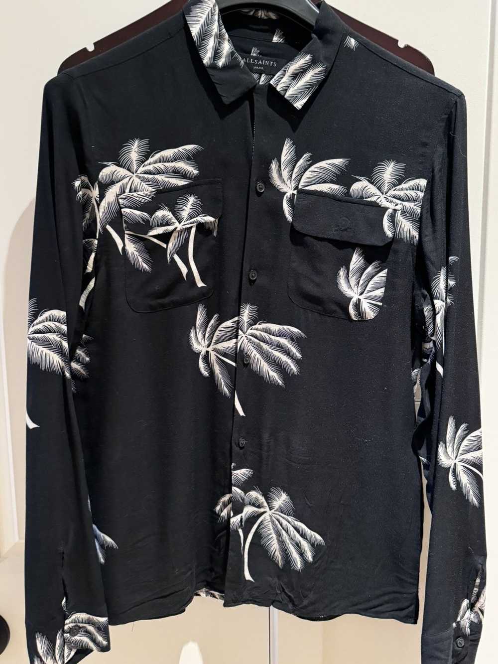 Allsaints Allsaints palm tree sheer shirt - image 1