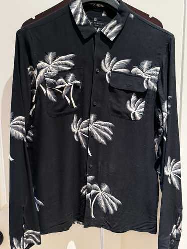 Allsaints Allsaints palm tree sheer shirt