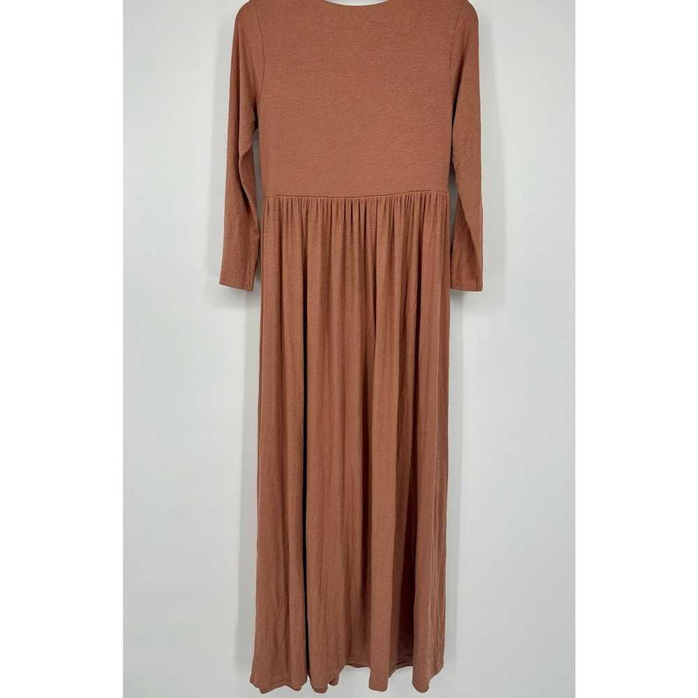 Hatch The Phoebe Dress Auburn Size 1 Midi Long Sl… - image 8