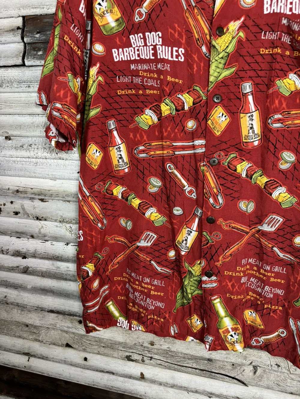 Big Dogs × Vintage Vintage Big Dog Hawaiian Shirt - image 3