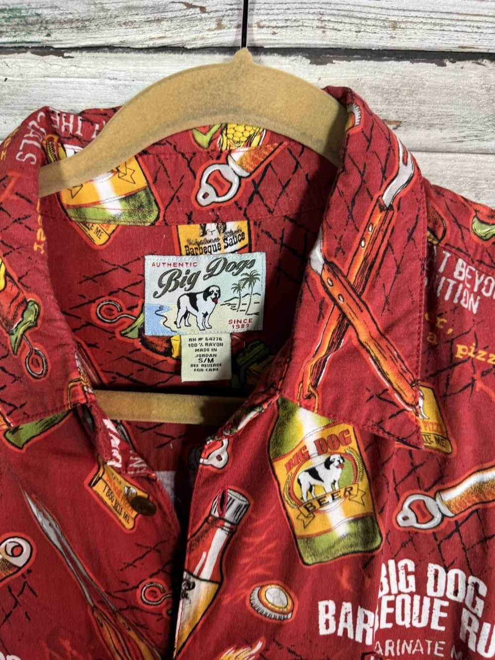 Big Dogs × Vintage Vintage Big Dog Hawaiian Shirt - image 4