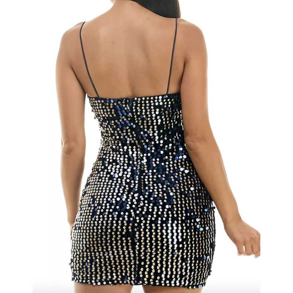 NWOT City Studio Juniors' Velvet-Sequin Bodycon D… - image 2