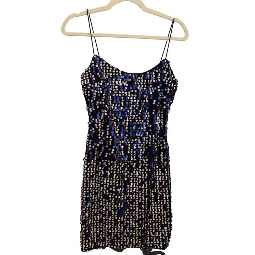 NWOT City Studio Juniors' Velvet-Sequin Bodycon D… - image 3