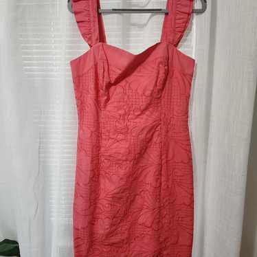 Lilly Pulitzer Coral Dress Size 10 - image 1