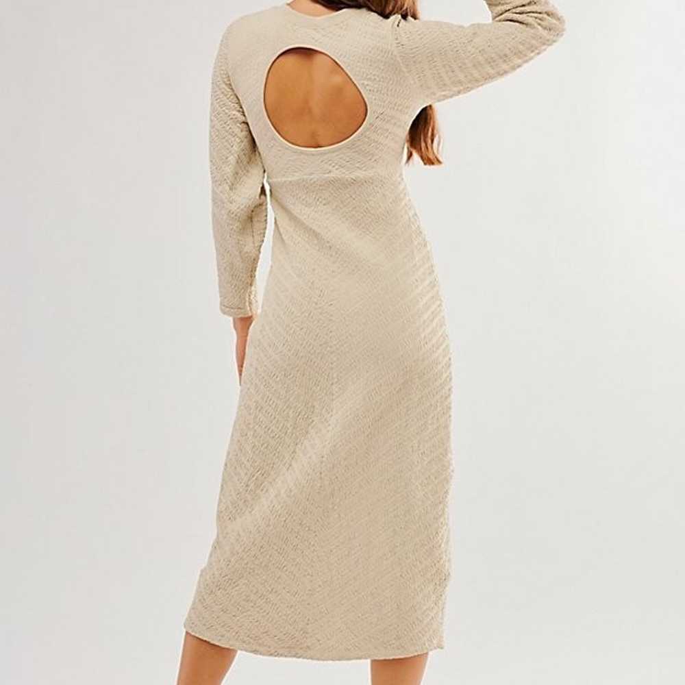 Free People Midi Sweater Dress Gabby Seamless M/L - image 2