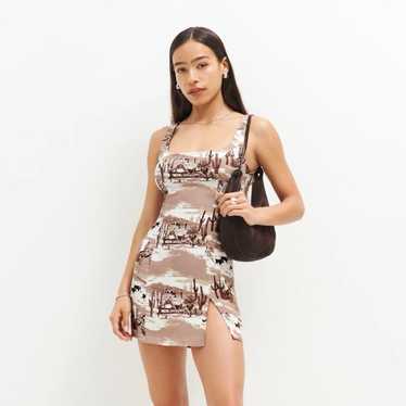 Reformation Noha Ranchera Mini Dress