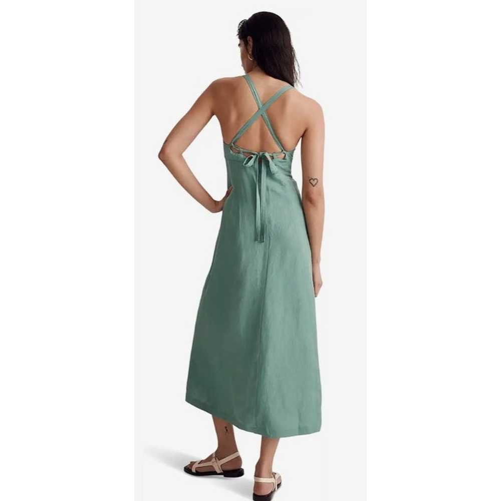 Madewell Corbin Cami A-Line Tie Back Midi Dress i… - image 2