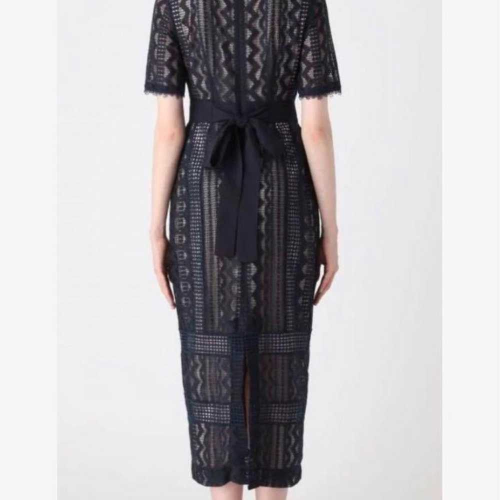 Laguna Moon LADY Geometric Lace Dress Black Size … - image 2